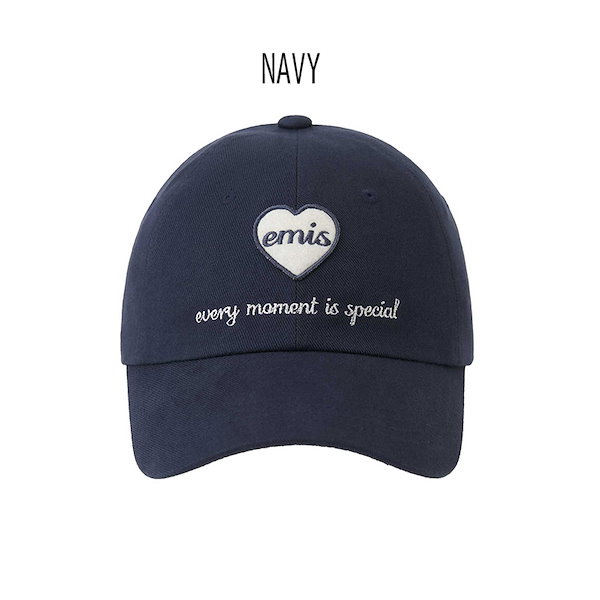 韓国商品/EMIS HEART WAPPEN BALL CAP HEART WAPPEN BALL CAP-CREAM - EMIS