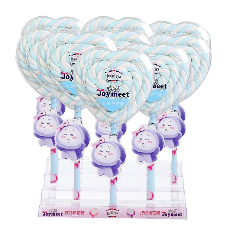 10Pcs ソフトキュートな大きなサークルコットンキャンディロリポップフルボックス親友ガールフレンドへの学生活動ギフト こどもの日 ギフト 誕生日 ギフト_7