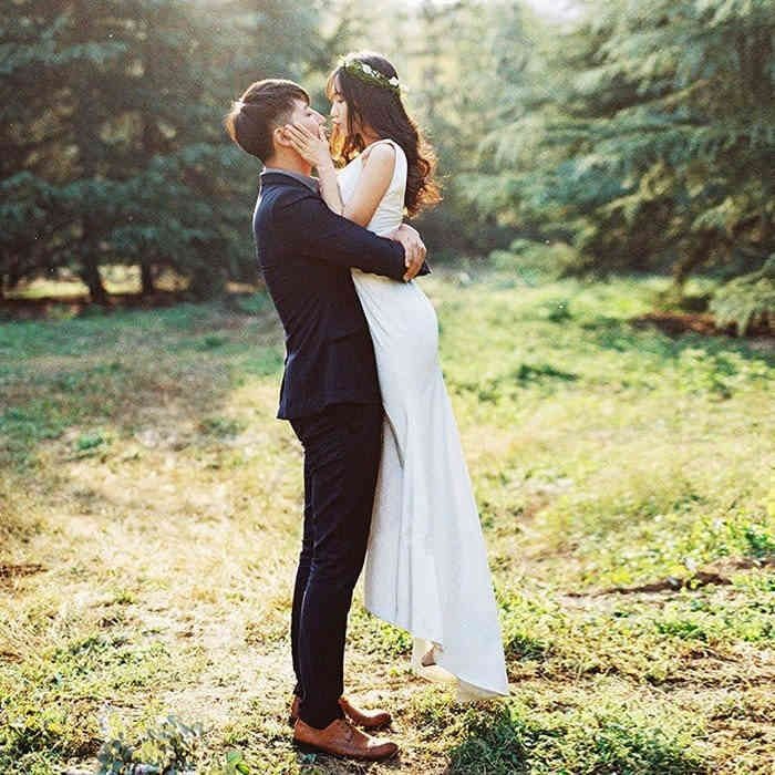 ラストチャンスウエディングドレス 白 前撮り フォトウエディング 後撮り 披露宴 結婚式ドレス ビーチフォト 二次会 花嫁 エンパイア ウエディングドレス パーティードレス 安い_1