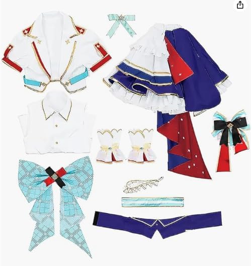 コスプレ衣装 星街すいせい 湊あくあ 百鬼あやめ 沙花叉クロヱ 白上フブキ コスプレ衣装 4期生_7