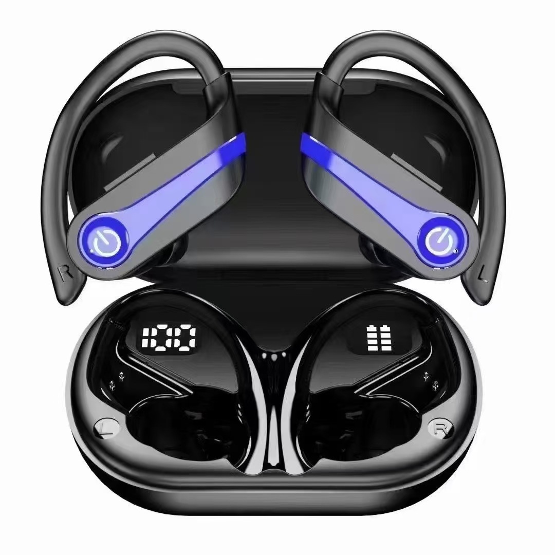 空気伝導イヤホン ワイヤレスイヤホン ブルートゥース コードレスイヤホン ワイヤレスイヤホン イヤーフック型 AI翻訳機能付き_8