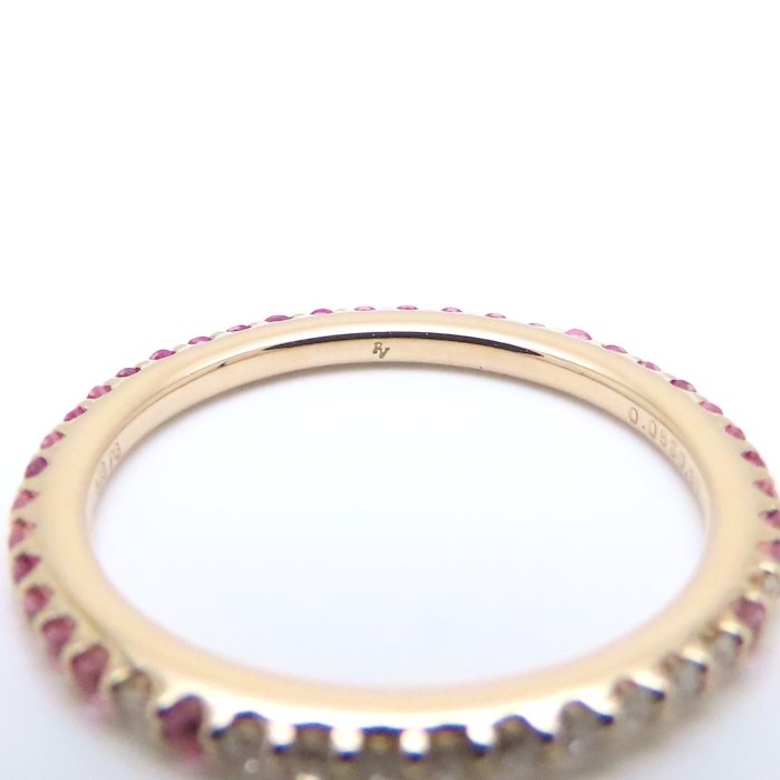 カリーナ リング ピンクサファイヤ ダイヤモンド 10号 GL0009R040PSPG K18PG レディース/294759【中古】_7