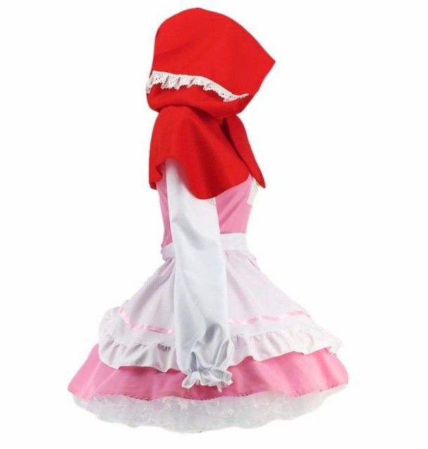小林さんちのメイドラゴン 風 カンナカムイ カンナ 赤ずきん コスチューム コスプレ衣装 3点セット サイズ S―XXXL 小林さんちのメイドラゴン 風 カンナカムイ カンナ 赤ずきん コスチューム コスプレ衣装 3点セット サイズ S―XXXL