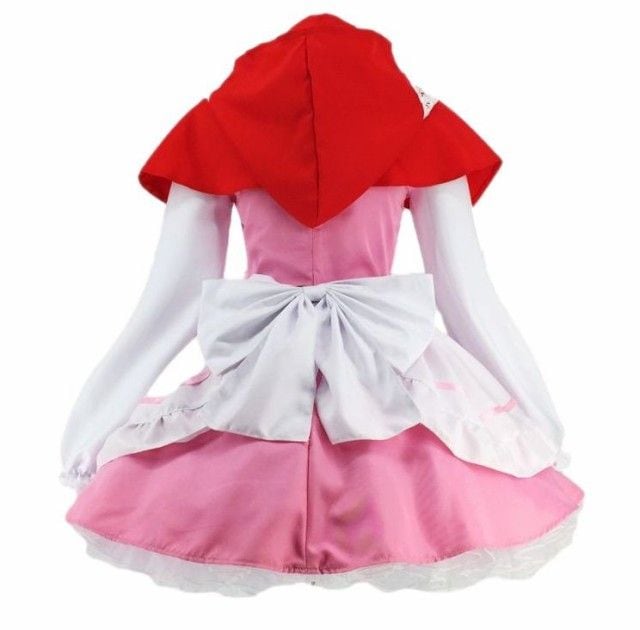 小林さんちのメイドラゴン 風 カンナカムイ カンナ 赤ずきん コスチューム コスプレ衣装 3点セット サイズ S―XXXL 小林さんちのメイドラゴン 風 カンナカムイ カンナ 赤ずきん コスチューム コスプレ衣装 3点セット サイズ S―XXXL