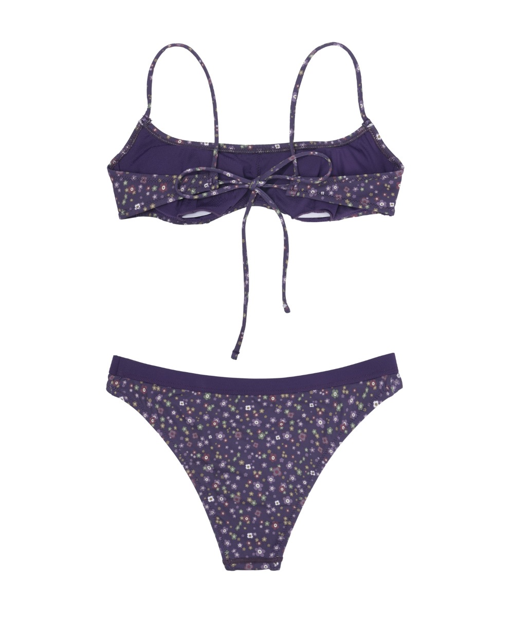 【COYSEIO】26SS MULTI FLORAL BIKINI : PURPLE_2