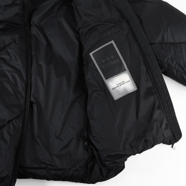 アウター ダウン RISHA ライシャ ショートダウンジャケット LTLA24A4286 D レディース ブラック ナイロン 秋冬 防寒