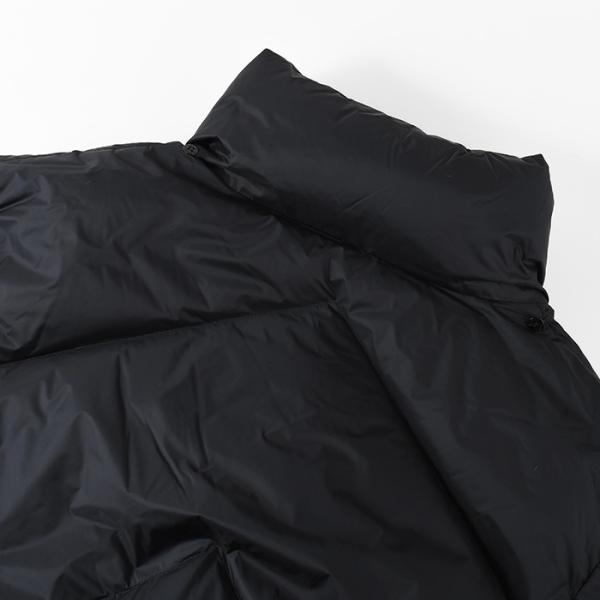 アウター ダウン RISHA ライシャ ショートダウンジャケット LTLA24A4286 D レディース ブラック ナイロン 秋冬 防寒