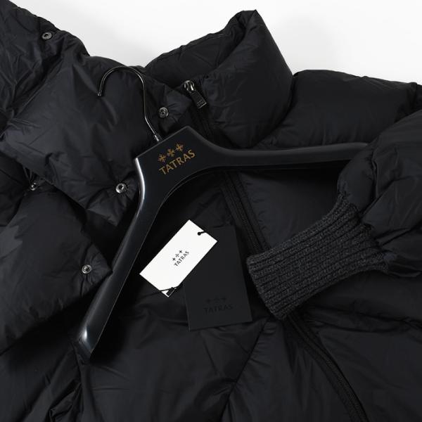 アウター ダウン RISHA ライシャ ショートダウンジャケット LTLA24A4286 D レディース ブラック ナイロン 秋冬 防寒