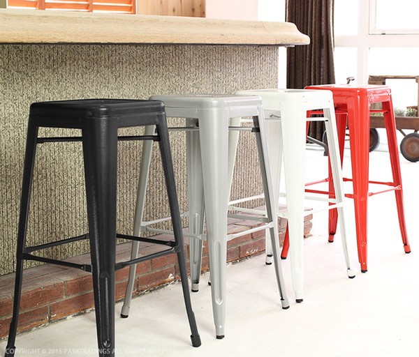 カウンターチェア マリンハイスツール おしゃれ USネイビー 完成品 椅子 チェア バースツール バーチェア ブラック いす イス 座面高76cm