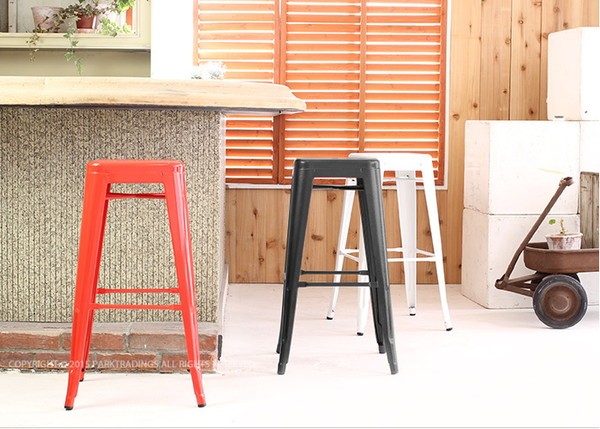 カウンターチェア マリンハイスツール おしゃれ USネイビー 完成品 椅子 チェア バースツール バーチェア ブラック いす イス 座面高76cm