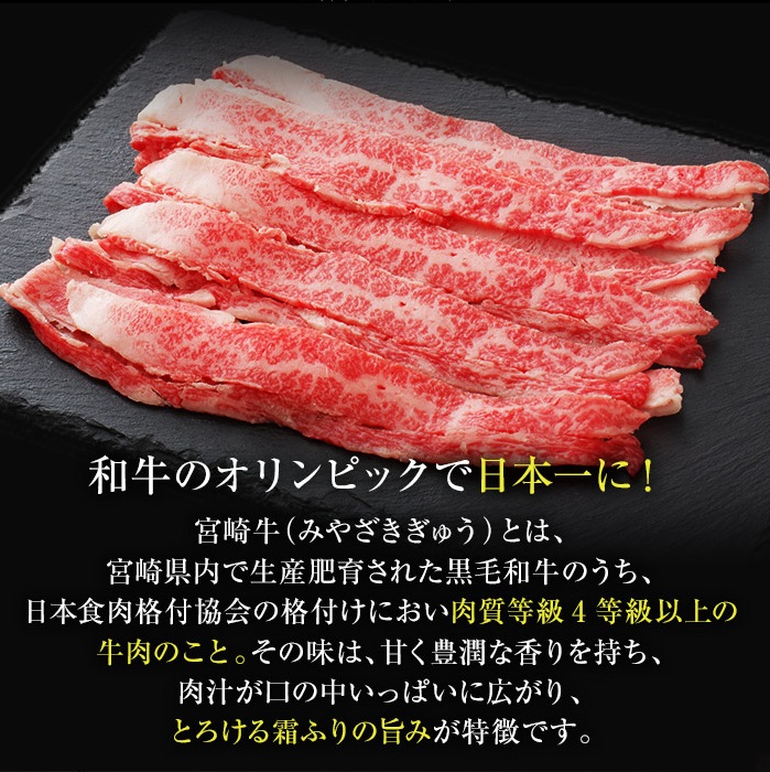 肉 牛肉 カルビ 宮崎牛 A4ランク以上 カルビスライス500g 宮崎県産 黒毛和牛