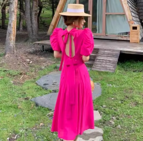 レディース ドレス ワンピース パーティードレス ウェディング パーティー 結婚式 二次会 披露宴 ミモレ ロング 半袖 パフスリーブ ハイネック スタンドカラー セミフレア ウエストマーク レディース ドレス ワンピース パーティードレス ウェディング パーティー 結婚式 二次会 披露宴 ミモレ ロング 半袖 パフスリーブ ハイネック スタンドカラー セミフレア ウエストマーク