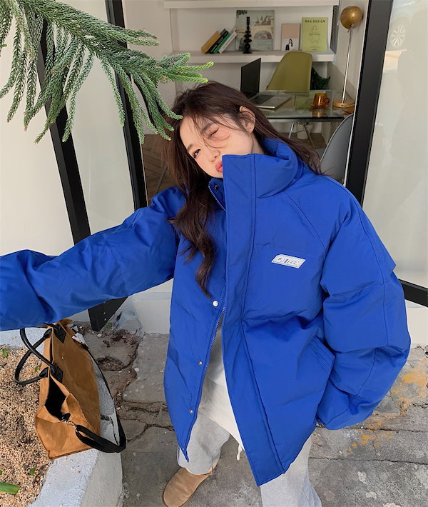 Qoo10] 中綿ダウンジャケット レディース オーバ