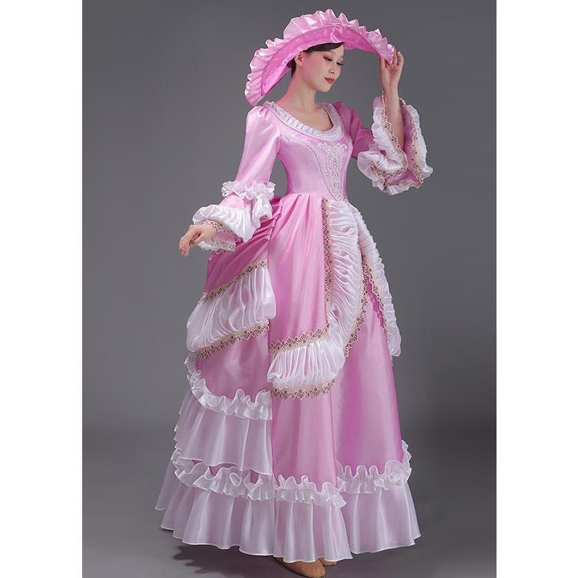 中世 貴婦人ドレス ステージ 衣装 中世ドレス ヨーロッパ 貴族 王族服 カラードレス 演出 パーティードレス ピンク 青 黄色 中世 貴婦人ドレス ステージ 衣装 中世ドレス ヨーロッパ 貴族 王族服 カラードレス 演出 パーティードレス ピンク 青 黄色