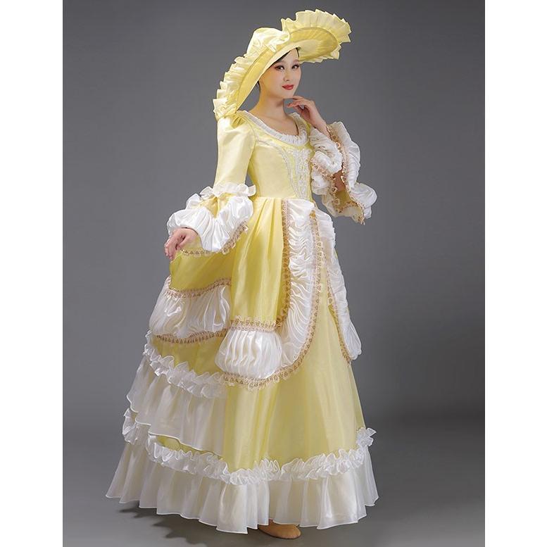 中世 貴婦人ドレス ステージ 衣装 中世ドレス ヨーロッパ 貴族 王族服 カラードレス 演出 パーティードレス ピンク 青 黄色 中世 貴婦人ドレス ステージ 衣装 中世ドレス ヨーロッパ 貴族 王族服 カラードレス 演出 パーティードレス ピンク 青 黄色
