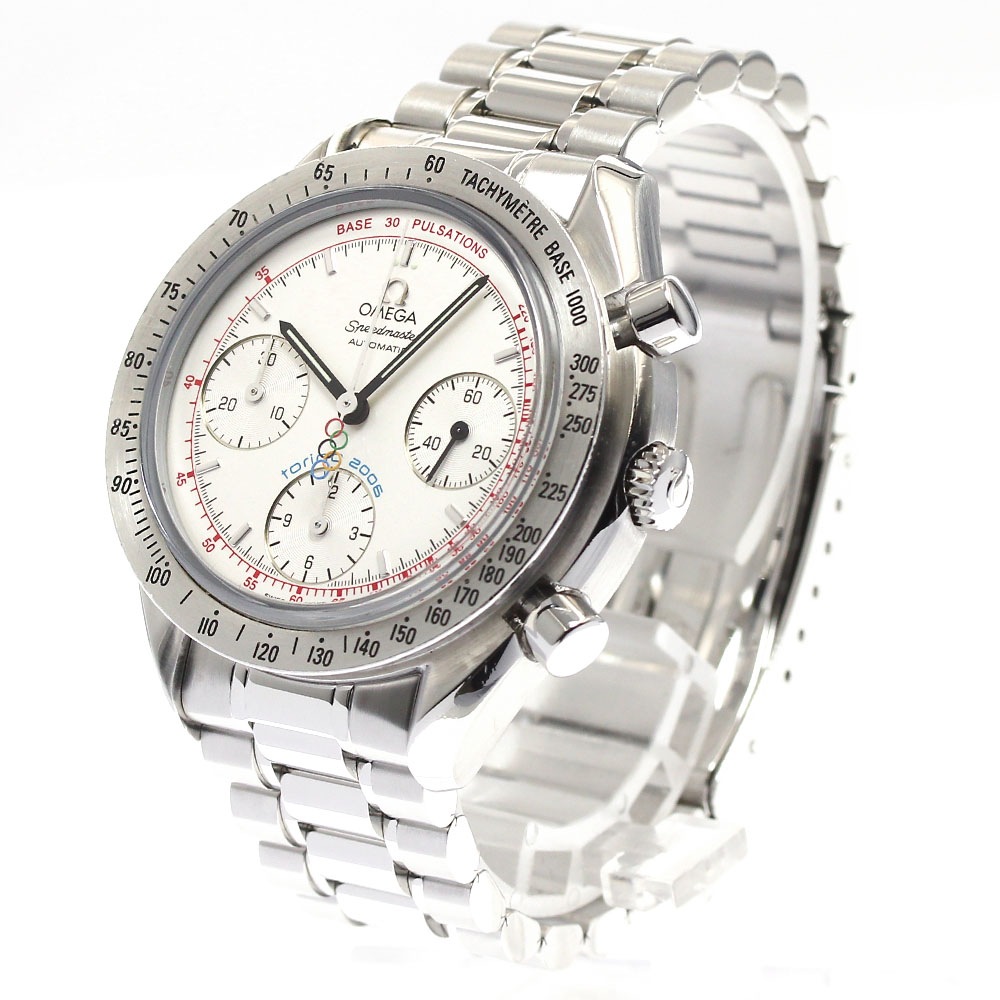 オメガ OMEGA 3538.30 スピードマスター 2006トリノオリンピック限定 自動巻き メンズ 保証書付き_884653【中古】 オメガ OMEGA 3538.30 スピードマスター 2006トリノオリンピック限定 自動巻き メンズ 保証書付き_884653【中古】