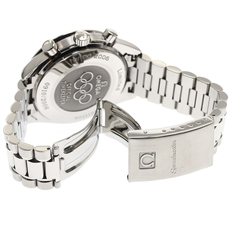 オメガ OMEGA 3538.30 スピードマスター 2006トリノオリンピック限定 自動巻き メンズ 保証書付き_884653【中古】 オメガ OMEGA 3538.30 スピードマスター 2006トリノオリンピック限定 自動巻き メンズ 保証書付き_884653【中古】