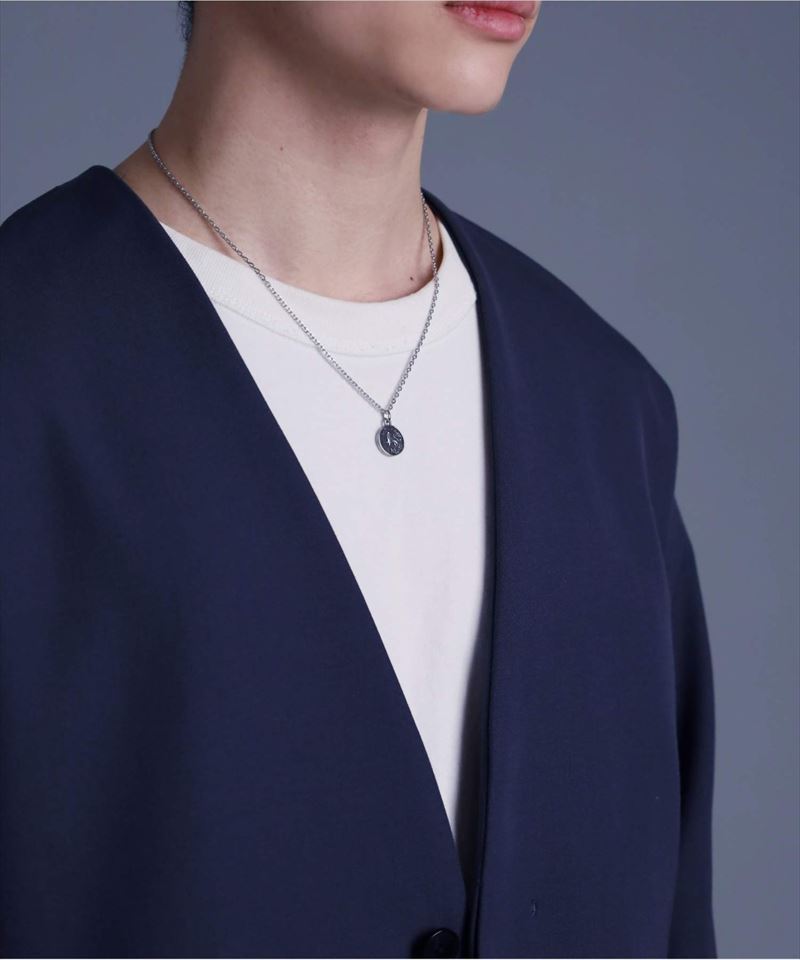 LH-1 ライオンコインネックレス イギリス10ペンス硬貨 サージカルステンレス316L 金属アレルギー対応 リバーシブル 03NE057ASV ステンレ LH-1 ライオンコインネックレス イギリス10ペンス硬貨 サージカルステンレス316L 金属アレルギー対応 リバーシブル 03NE057ASV ステンレ