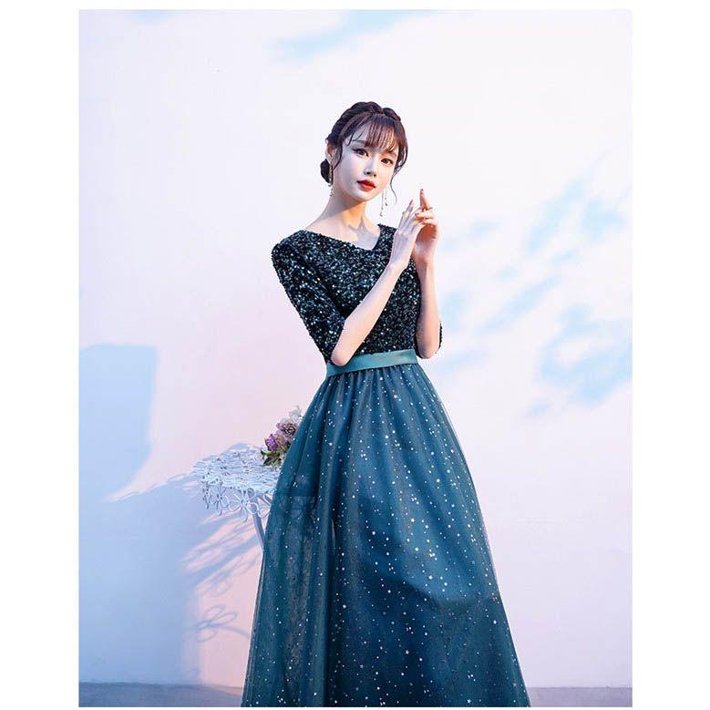 ロングドレス 演奏会 袖付き パーティードレス ロングドレス エレガント 演奏会 袖あり ドレス Vネック きらきら 成人式 同窓会 カラオケドレス ピアノ 発表会 ロングドレス 演奏会 袖付き パーティードレス ロングドレス エレガント 演奏会 袖あり ドレス Vネック きらきら 成人式 同窓会 カラオケドレス ピアノ 発表会