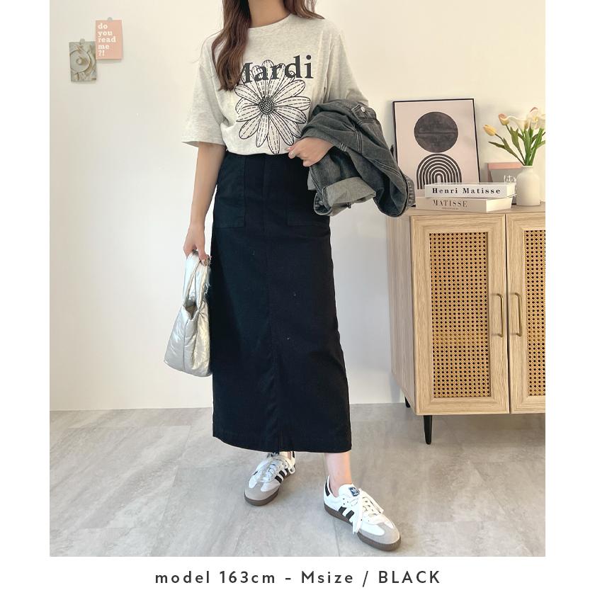 スカート ベイカースカート Iライン ナロースカート ポケット付き ベイカーパンツ カーゴ ミリタリー カジュアル / ベイカーロングスカート スカート ベイカースカート Iライン ナロースカート ポケット付き ベイカーパンツ カーゴ ミリタリー カジュアル / ベイカーロングスカート