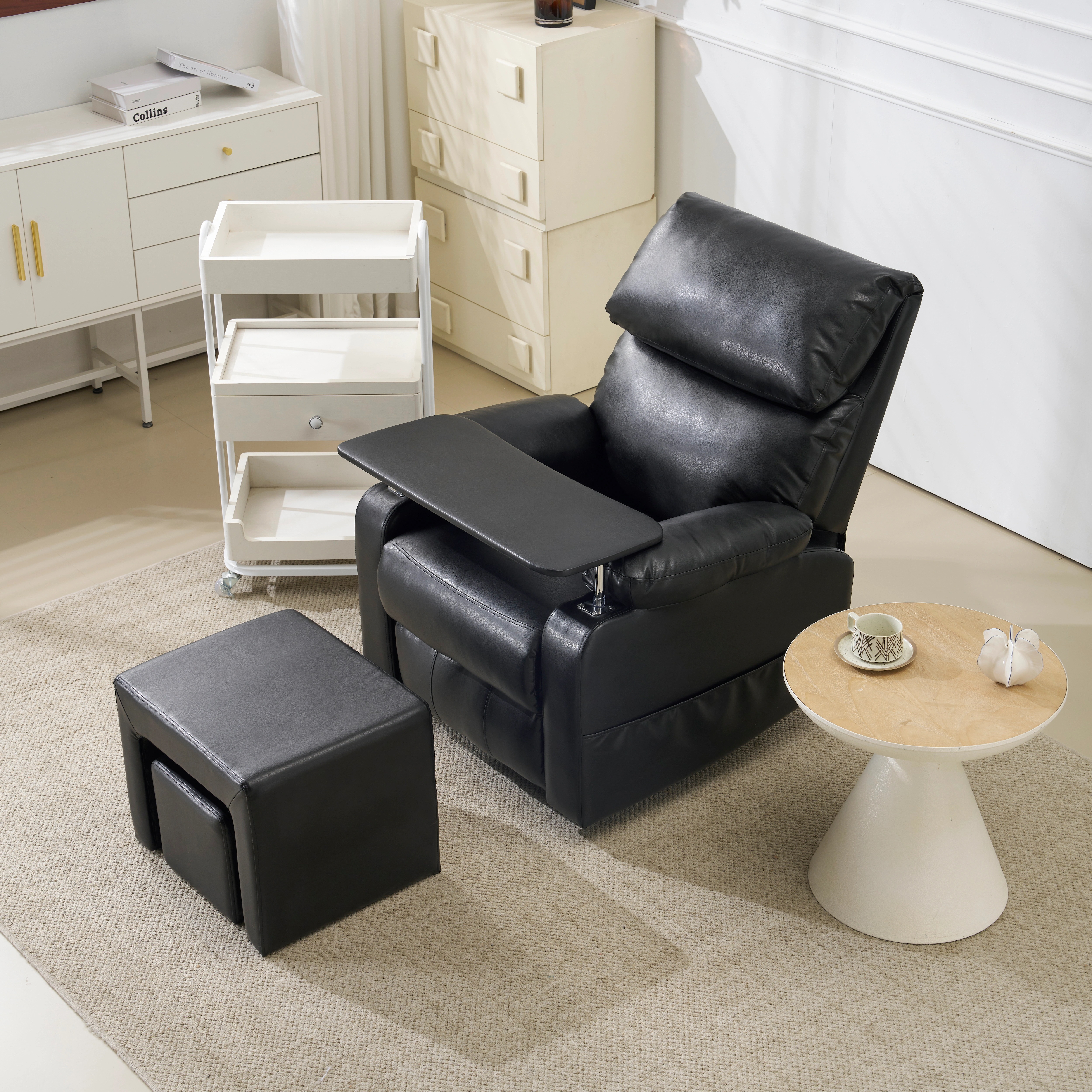 454【セット品】リクライニングソファー 二つのオットマン ソファー 1人掛け ゲーミングチェア PU 160度調節可能 テーブル付き PUレザー チェア オットマン一体型 パーソナルチェア 耐圧分散 454【セット品】リクライニングソファー 二つのオットマン ソファー 1人掛け ゲーミングチェア PU 160度調節可能 テーブル付き PUレザー チェア オットマン一体型 パーソナルチェア 耐圧分散