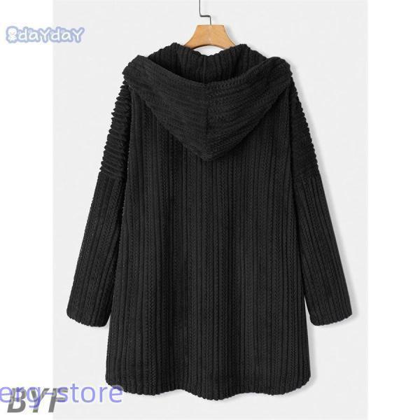 大人の魅力ファーコートレディースファージャケットコートアウターフード付き裏起毛もこもこカジュアル秋冬シンプル暖かい防寒コーデュロイコート