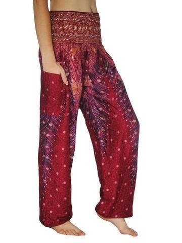 セクシー13色女性Boho PeacockプリントパンツAladdin Harem Hippie Pants Fashion セクシー13色女性Boho PeacockプリントパンツAladdin Harem Hippie Pants Fashion