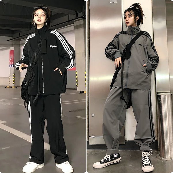 ■激レア■韓国製■KOREA■ジャージ上下■セットアップ■ 韓国 ストリート系 ジャージ 上下2点セット セットアップ 楽ちん