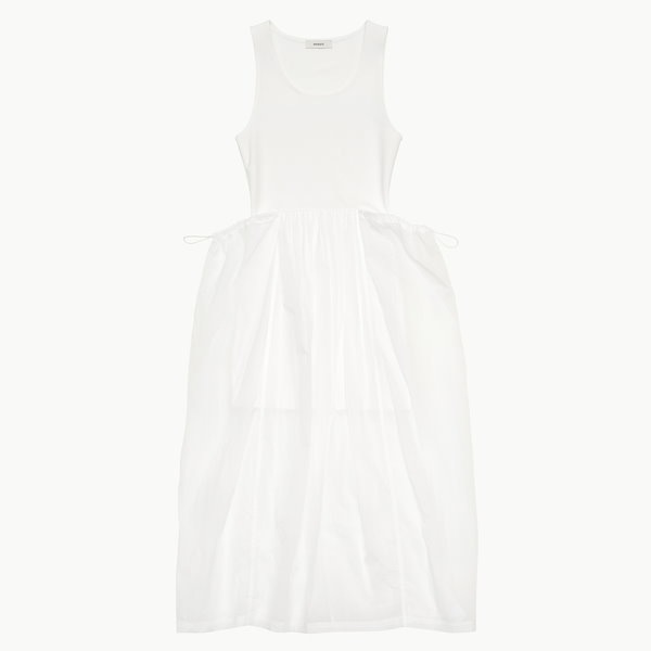Qoo10] AMOMENTO SHEER JERSEY DRESS