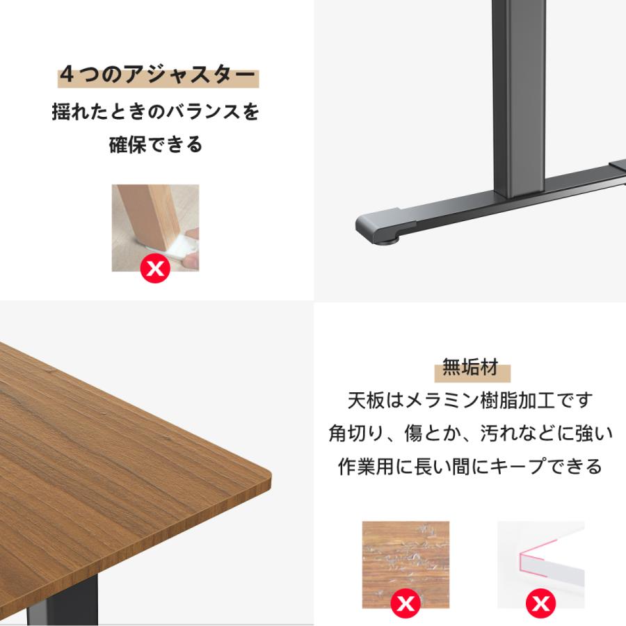 昇降デスク 電動 スタンディングデスク パソコンデスク 幅120×奥行60cm 高さ69114cm 立ち作業 昇降式デスク 静音昇降 mdprevattcaulkingandwaterproofing.com