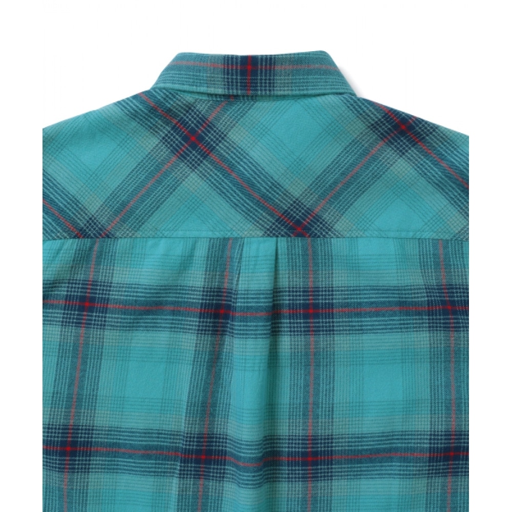 これはネヴァー・ザ・オンブルチェック S/S シャツグリーン これはネヴァー・ザ・オンブルチェック S/S シャツグリーン