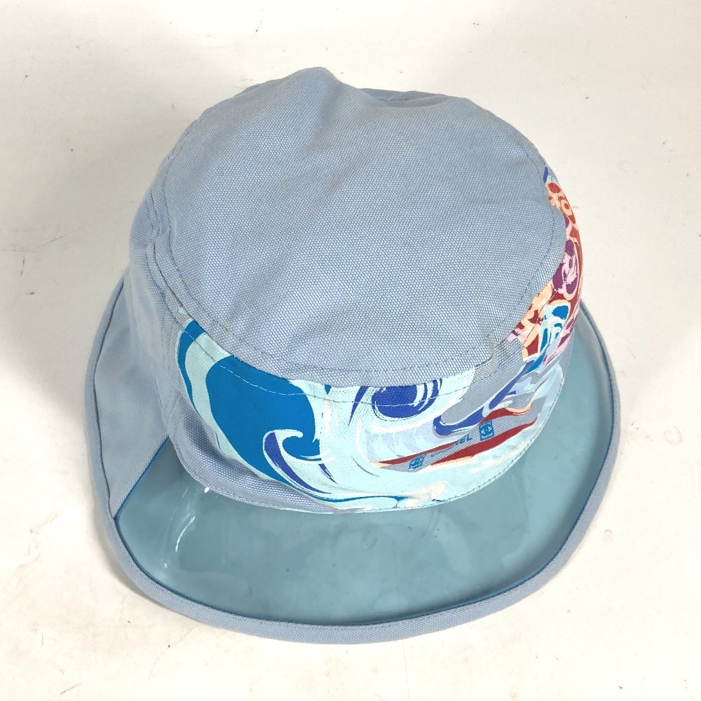 ハット CC ココマーク カメリア スポーツ ハット帽 帽子 バケットハット ボブハット ビニール コットン ブルー