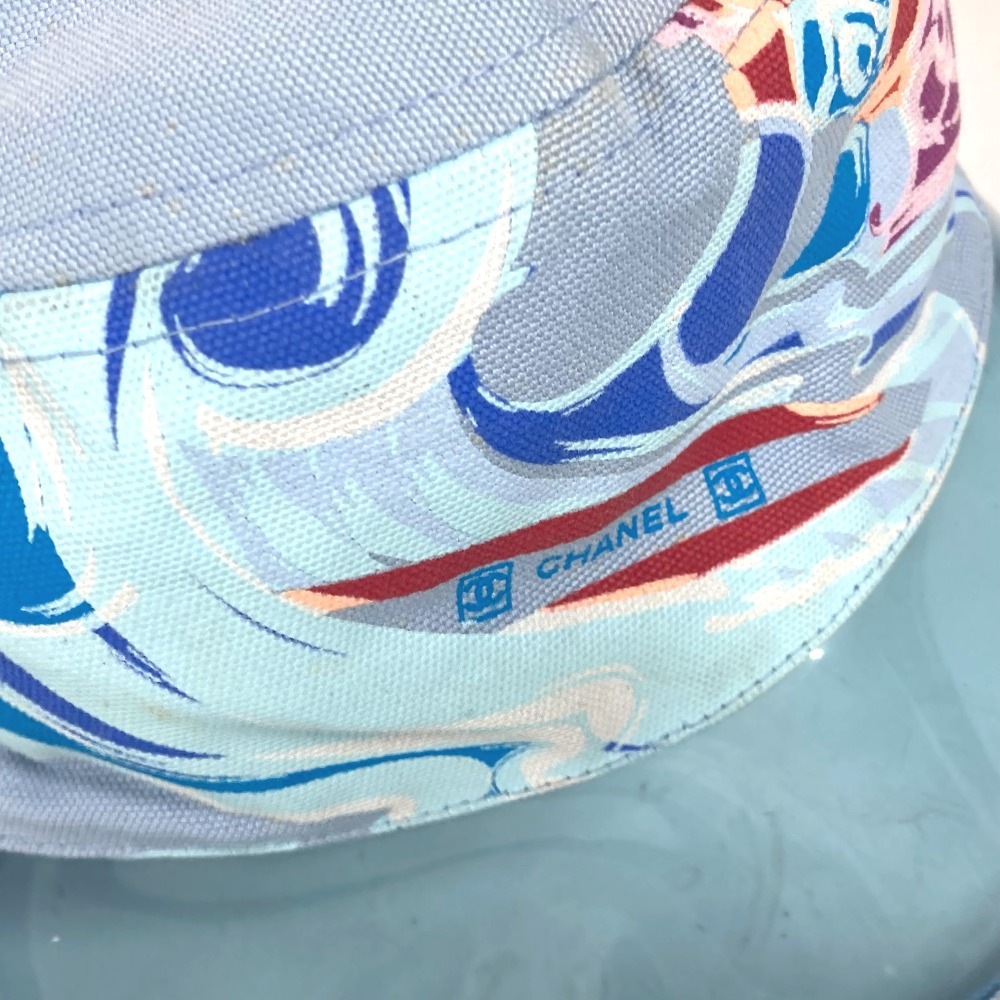 ハット CC ココマーク カメリア スポーツ ハット帽 帽子 バケットハット ボブハット ビニール コットン ブルー