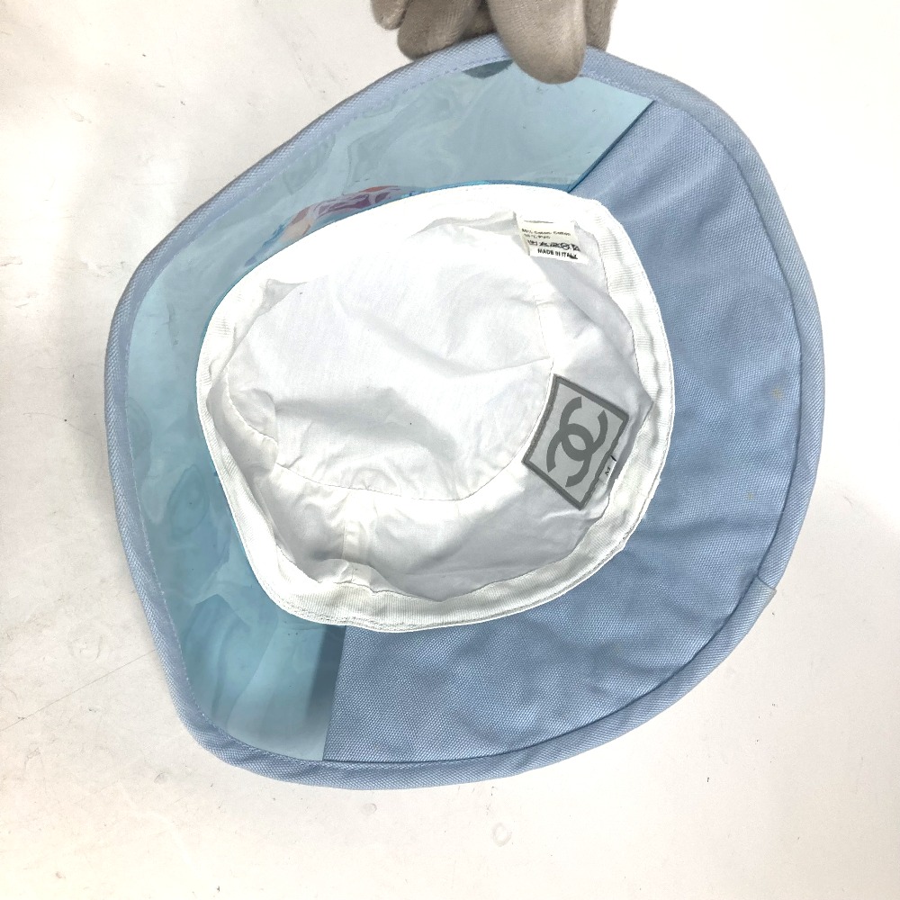 ハット CC ココマーク カメリア スポーツ ハット帽 帽子 バケットハット ボブハット ビニール コットン ブルー