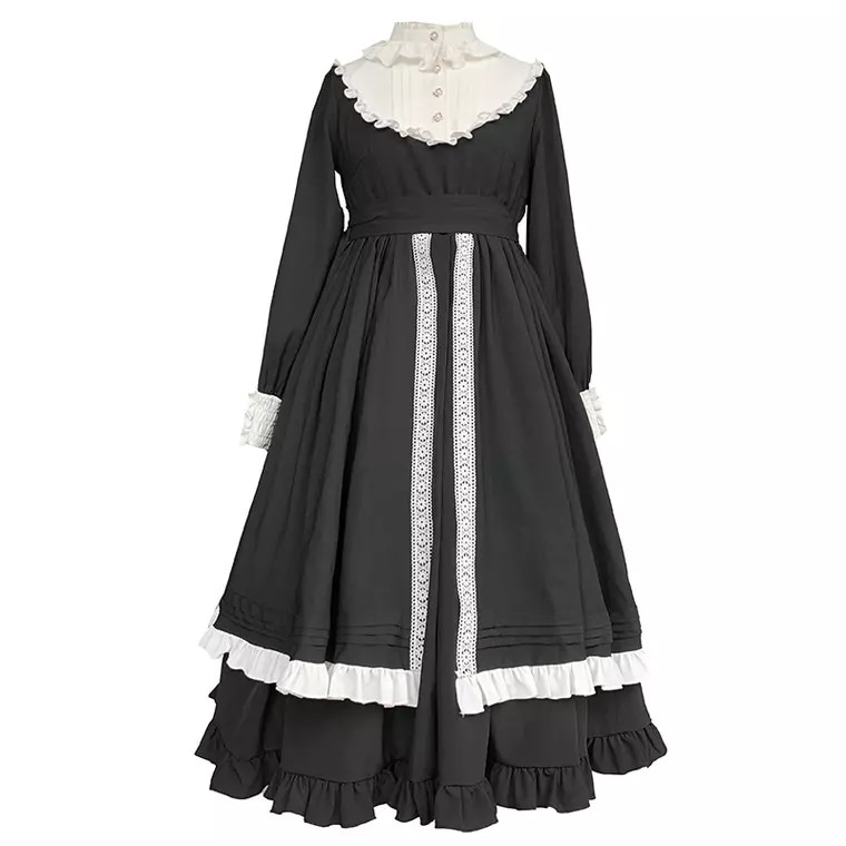 送料無料新作高質オリジナルロリータワンピースコスプレシスター 二次元かわいい新作公主 かわいい ロリ学園祭 文化祭 ロリータゴスロリメイド服洋装 A12
