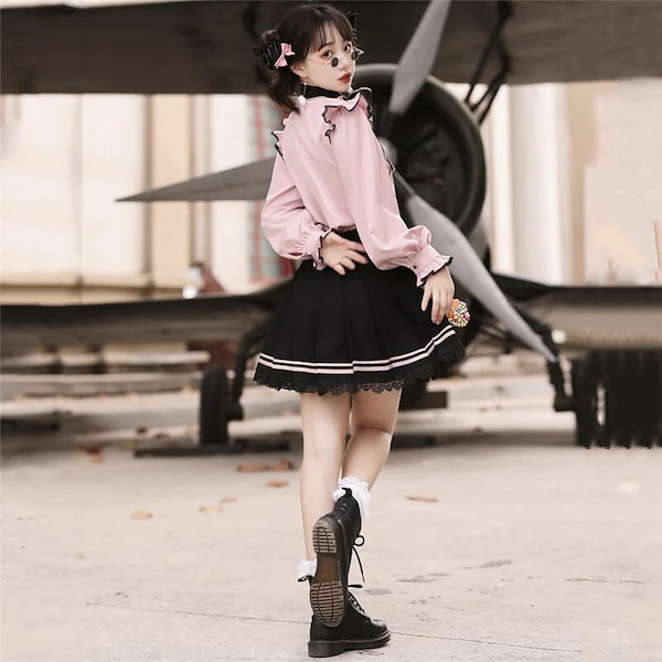 にゃんにゃ　　フリル チャイナ レイヤード　スカート にゃんにゃ フリル チャイナ レイヤード スカート にゃんにゃ様専用