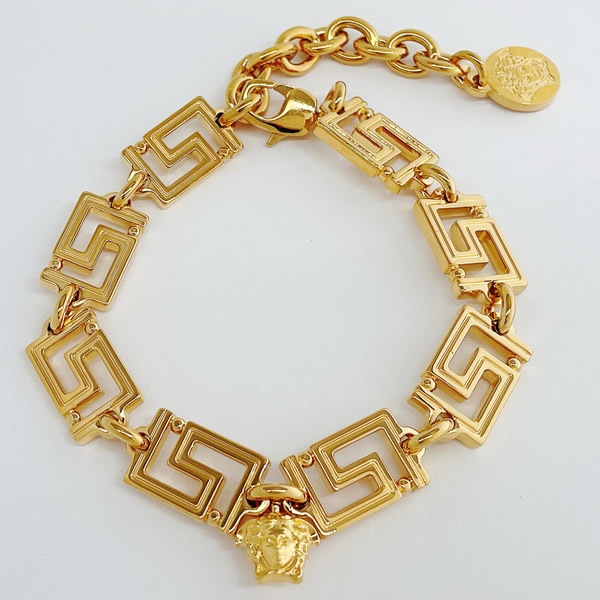 ブレスレット DG07719 DJMT 3J000 GRECA メドゥーサチャーム グレカチェーン ゴールド アクセサリー