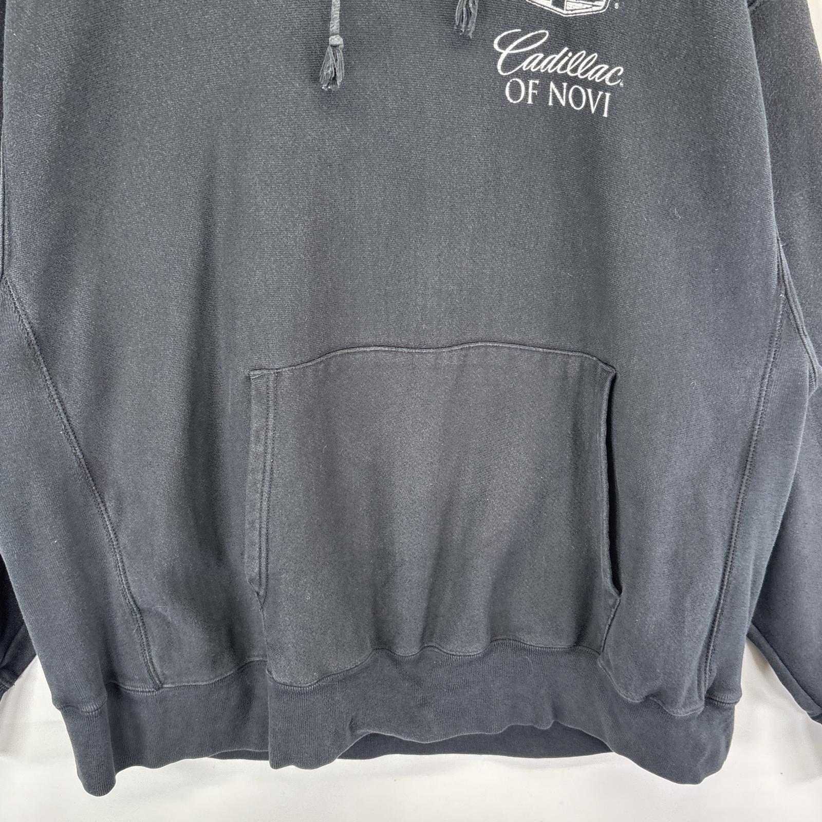 古着 パーカー リバースウィーブ スウェット キディラックロゴ アメ車 企業 大きいサイズ 2XL ブラック メンズ 古着 パーカー リバースウィーブ スウェット キディラックロゴ アメ車 企業 大きいサイズ 2XL ブラック メンズ