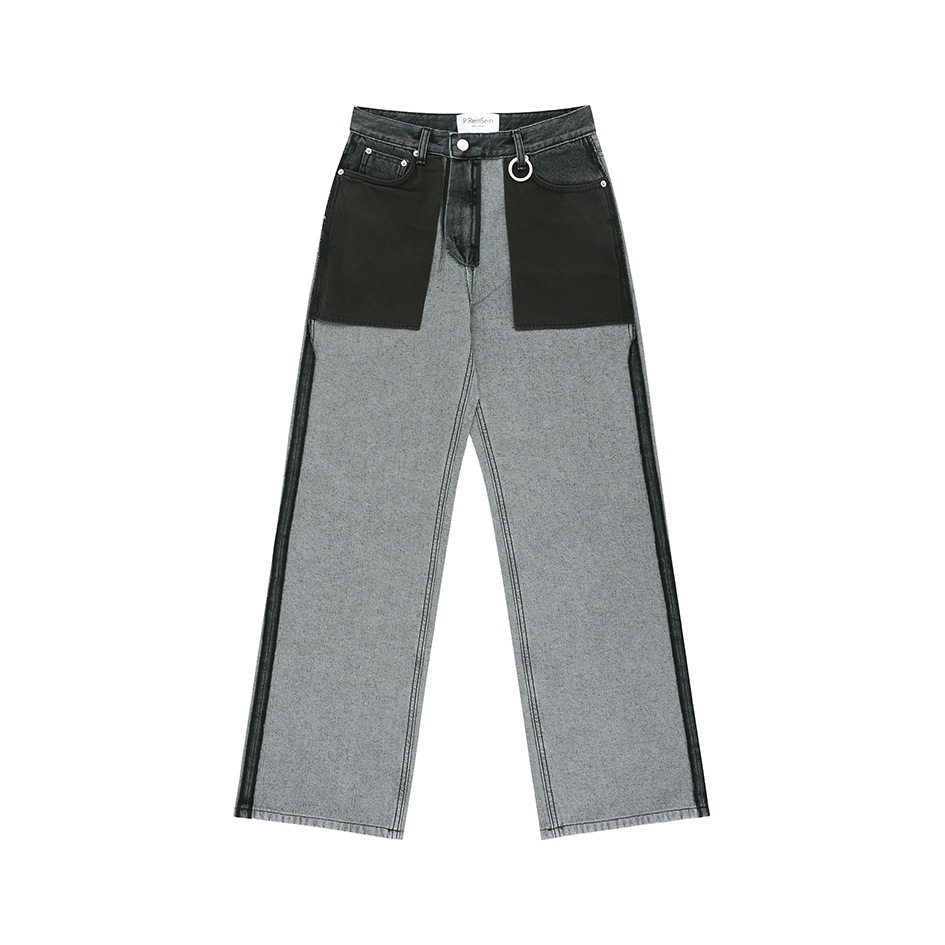 EXO Xiumin 着用 리버스 블랙 데님 팬츠 EXO Xiumin 着用 리버스 블랙 데님 팬츠