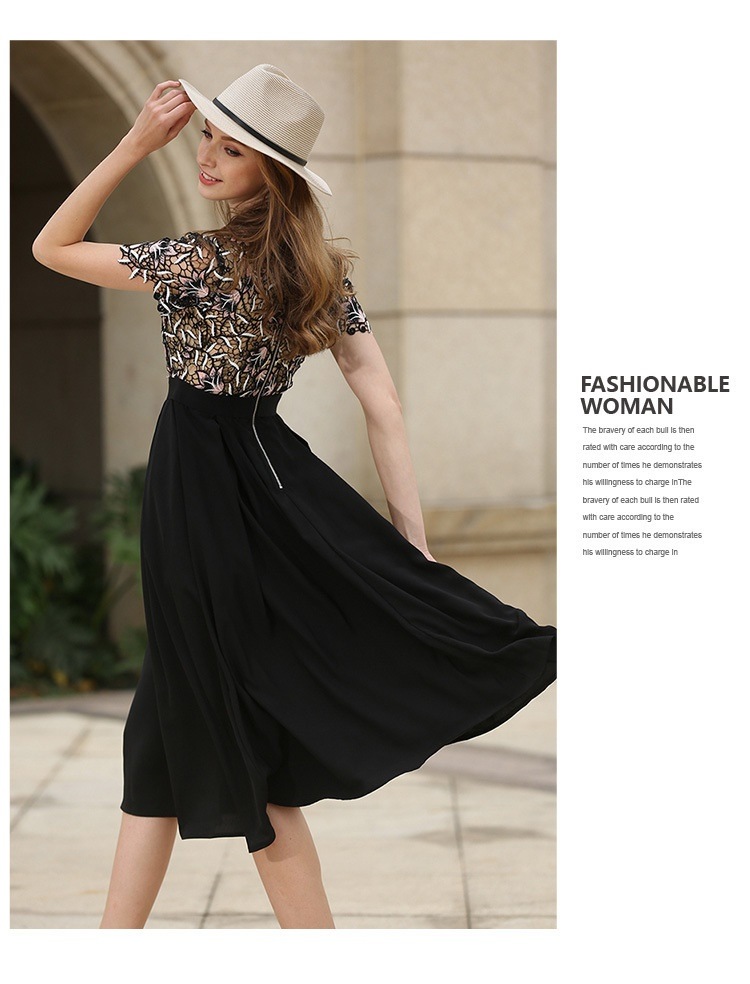 花柄 レース ショートスリーブ ハイウエスト ロングスカート パーティドレス 切り替え Aライン 無地 レディース 2018年新作 定番 人気 およばれ 結婚式 二次会 演奏会 観劇 謝恩会 発表会 花柄 レース ショートスリーブ ハイウエスト ロングスカート パーティドレス 切り替え Aライン 無地 レディース 2018年新作 定番 人気 およばれ 結婚式 二次会 演奏会 観劇 謝恩会 発表会