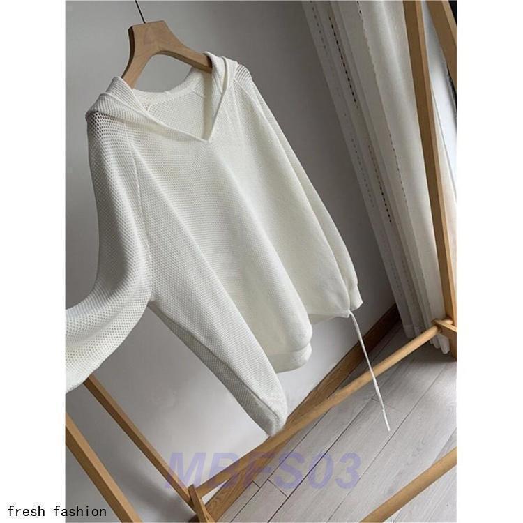 パーカー トップス レディース 春 夏 秋 素地 北欧風 高級感 魅せる トップス プルオーバー フーディー 長袖 メッシュ編み ニット パーカー トップス レディース 春 夏 秋 素地 北欧風 高級感 魅せる トップス プルオーバー フーディー 長袖 メッシュ編み ニット