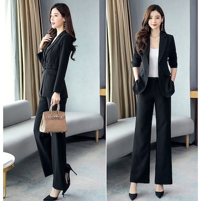 最安価格(税込) スーツセット レディース パンツセット : レディース服 25%OFF