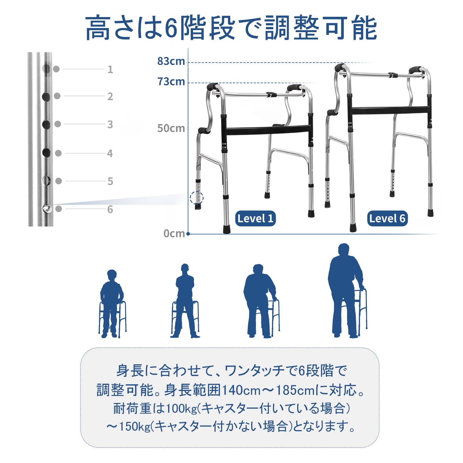 歩行器 高齢者用 軽量 大人用 室内 介護 立ち上がり補助 キャスター シートボード付き 交互 固定 2way コンパクト ステンレス 高さ調節 折り畳み 脚部取替可 組立不要 取扱説明書付き 歩行器 高齢者用 軽量 大人用 室内 介護 立ち上がり補助 キャスター シートボード付き 交互 固定 2way コンパクト ステンレス 高さ調節 折り畳み 脚部取替可 組立不要 取扱説明書付き