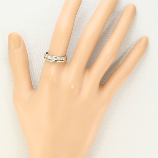 PT900 プラチナ リング 指輪 12号 ダイヤ 0.10 0.05 ジュエリー 中古 PT900 プラチナ リング 指輪 12号 ダイヤ 0.10 0.05 ジュエリー 中古