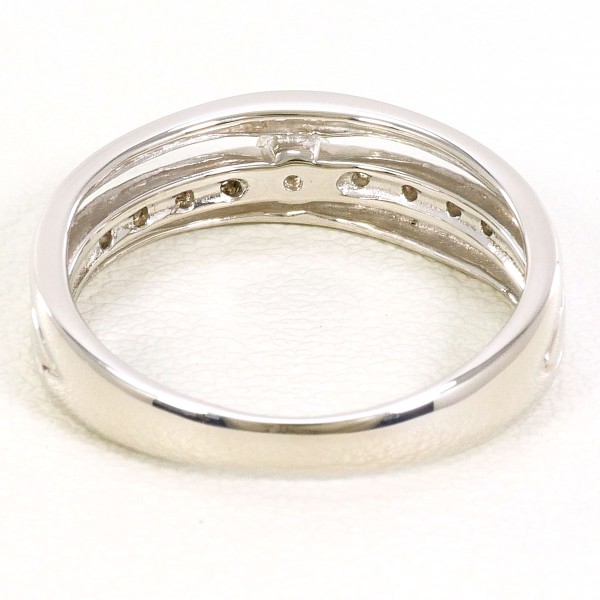 PT900 プラチナ リング 指輪 12号 ダイヤ 0.10 0.05 ジュエリー 中古 PT900 プラチナ リング 指輪 12号 ダイヤ 0.10 0.05 ジュエリー 中古