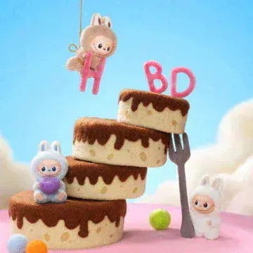 LABUBU THE Macaron マカロンぬいぐるみ ブラインドボックス POP MART 【正規品】 THE MONSTERS Exciting Macaron 1ピース