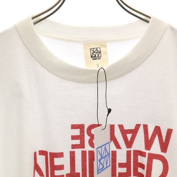 未使用 バースト222 20ss NOWHERE プリント 半袖 Tシャツ 2 ホワイト