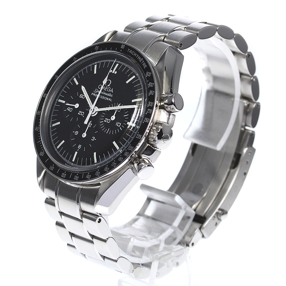 オメガ OMEGA 3574.51 スピードマスター アポロ17号 クロノグラフ 手巻き メンズ 良品 箱・保証書付き_804726【中古】 オメガ OMEGA 3574.51 スピードマスター アポロ17号 クロノグラフ 手巻き メンズ 良品 箱・保証書付き_804726【中古】