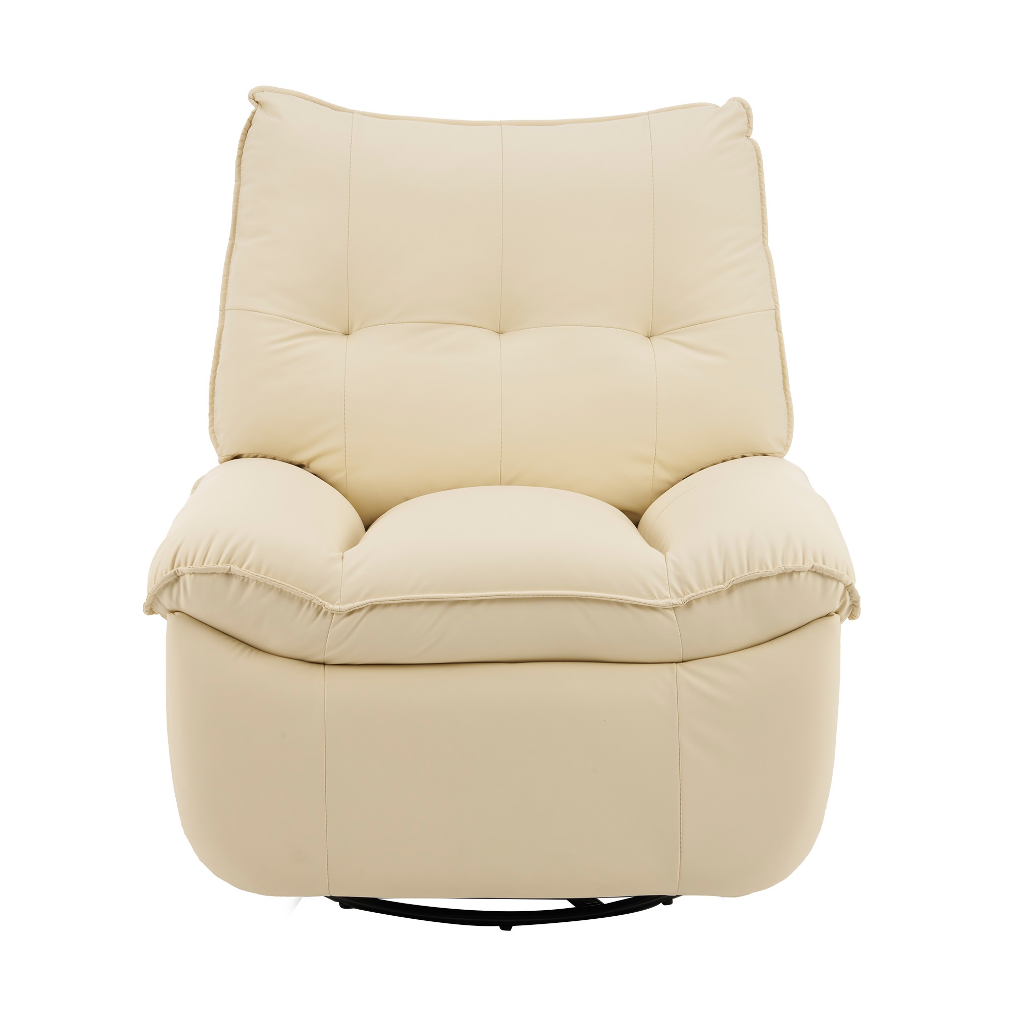 【国内発送】256 リクライニングソファー 肘掛けなし USB+Type-C充電口付き 147 調整可能 270 回転 ゆったり 揺ら揺ら 電動リクライニングソファ オットマン一体型 1人掛け 電