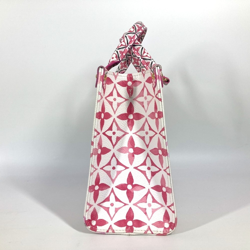 ショルダーバッグ M22976 オンザゴーPM モノグラムバイザプール 2WAYバッグ ハンドバッグ トートバッグ 2WAYバッグ モノグラムキャンバス ピンク